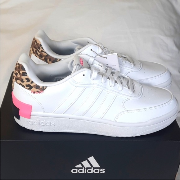 adidas Postmove SE GZ6785 White Flash Pink & Leopard Womens Size 11 • NWT • BNIB - Picture 9 of 16